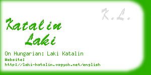 katalin laki business card
